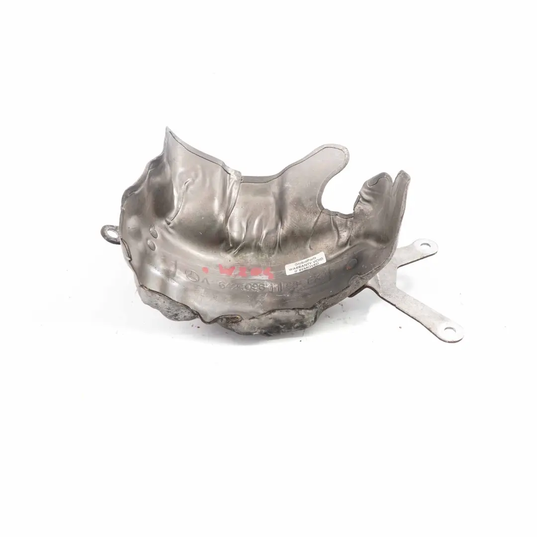 Mercedes W204 W211 W212 Diesel Turbolader Turbo Abschirmblech - SKU A6420961168 - Teilenummer A6420961168