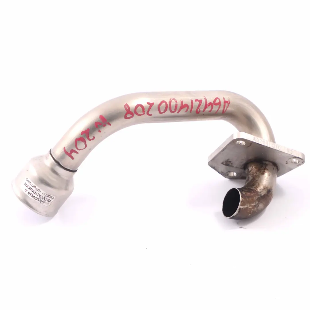 Pipe Mercedes W164 W204 W212 OM642 Valve Line Diesel Engine to EGR with Part number A6421400208 EGR Pipe Mercedes W164 W204 W212 OM642 Valve Line Diesel Engine - SKU A6421400208 - Part number A6421400208