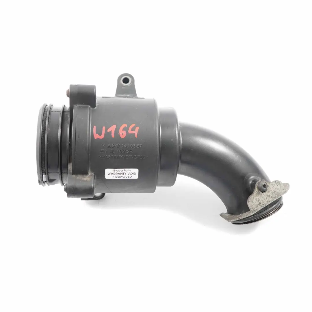 Mercedes W204 W212 Turbo Intercooler Pipe OM642 Diesel - SKU A6421400687 - Numéro de pièce A6421400687