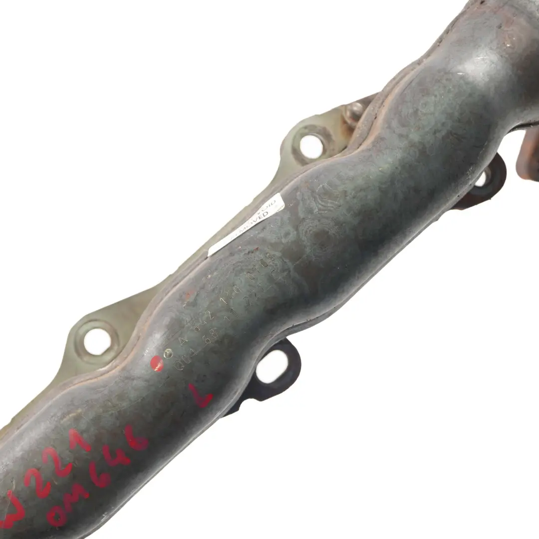  Exhaust Manifold Mercedes W204 W211 W212 W221 OM642 Engine Left N/S - SKU A6421400709 - Part number A6421400709