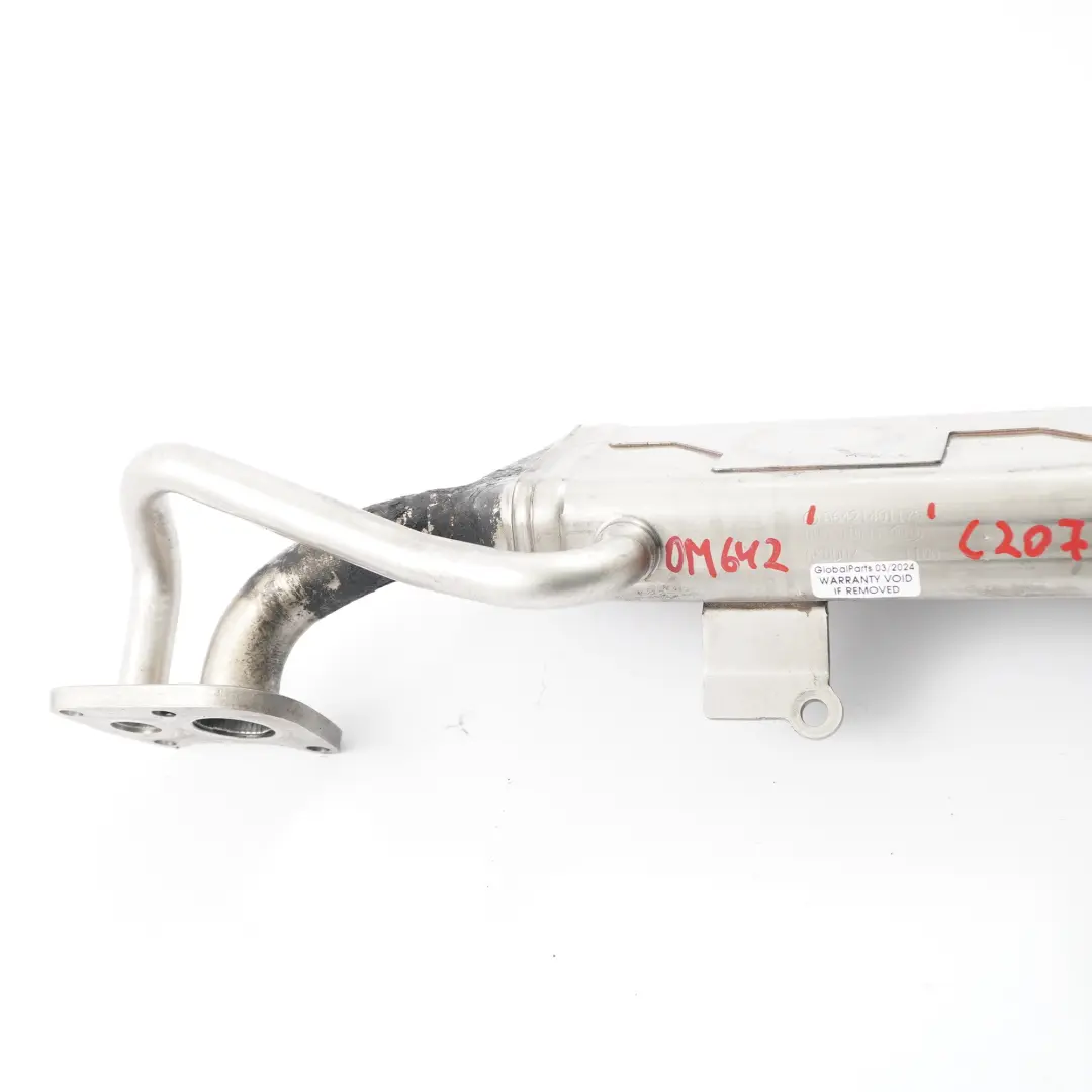 OM642 Diesel EGR Abgaskühler Wärmetauscher für Mercedes W212 W222 mit Teilenummer A6071400400 Mercedes W212 W222 OM642 Diesel EGR Abgaskühler Wärmetauscher - SKU A6421401175 - Teilenummer A6071400400