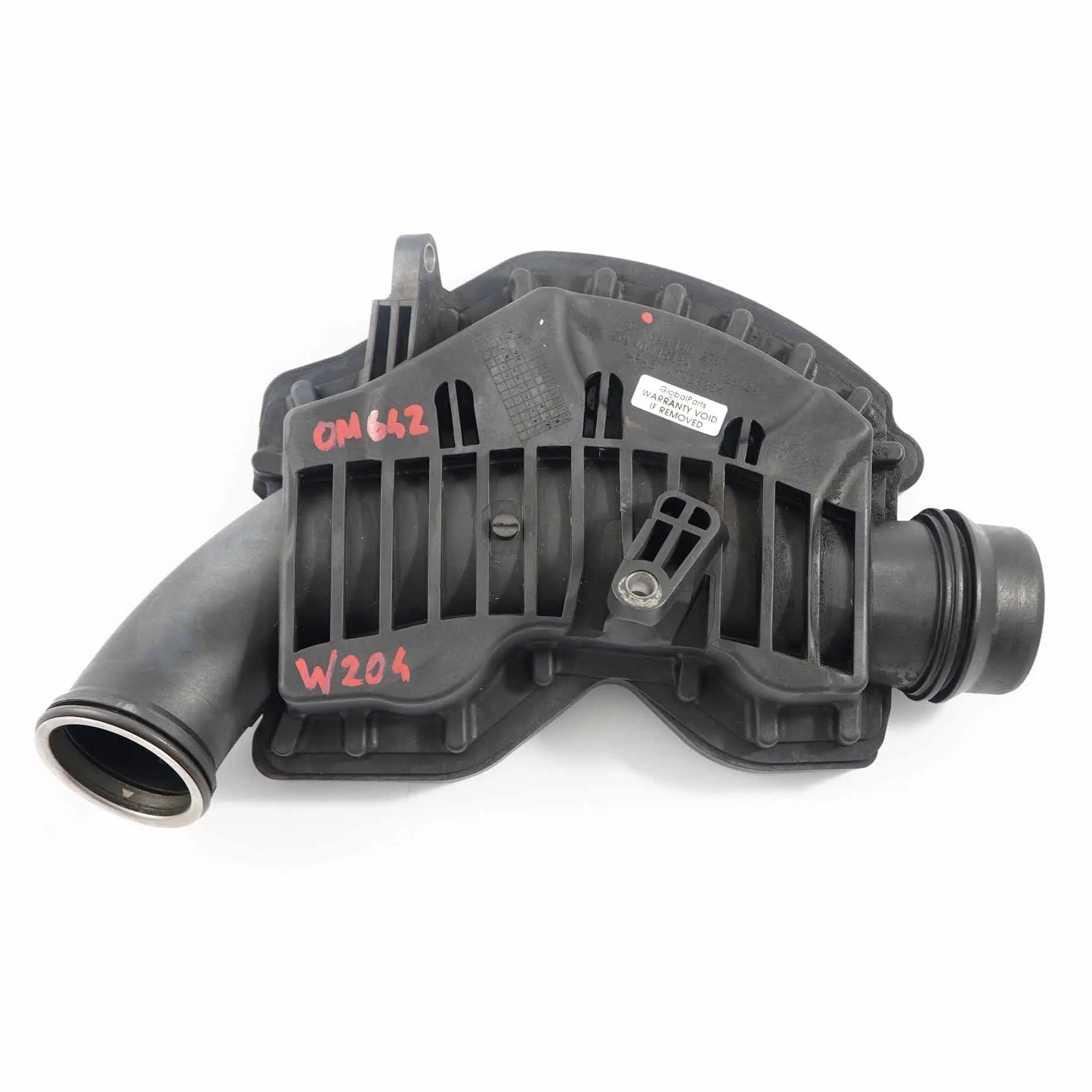 Mercedes Motore Aspirazione Aria Risuonatore W204 OM642 Diesel Tubo Flessibile