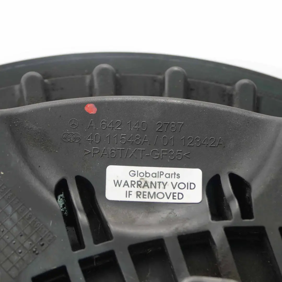 Mercedes W204 W212 OM642 Diesel Motor Luftführung Reinluftrohr Resonator - SKU A6421402787 - Teilenummer A6421402787