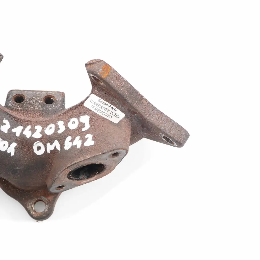  Flue Gas Collector Mercedes W164 W203 W211 OM642 Diesel Exhaust Pipe - SKU A6421420309 - Part number A6421420309