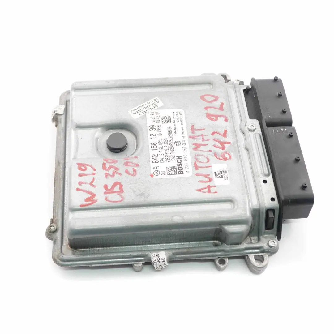 Mercedes C219 CLS350 CDI OM642.920 Modulo motore ECU Automatico - SKU A6421501230 - Numero di parte A6421501230