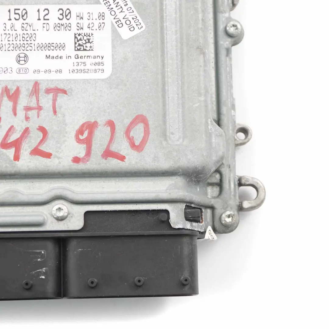 Mercedes C219 OM642 Diesel Komputer silnika ECU Automatyczny - SKU A6421501230 - Numer Części A6421501230
