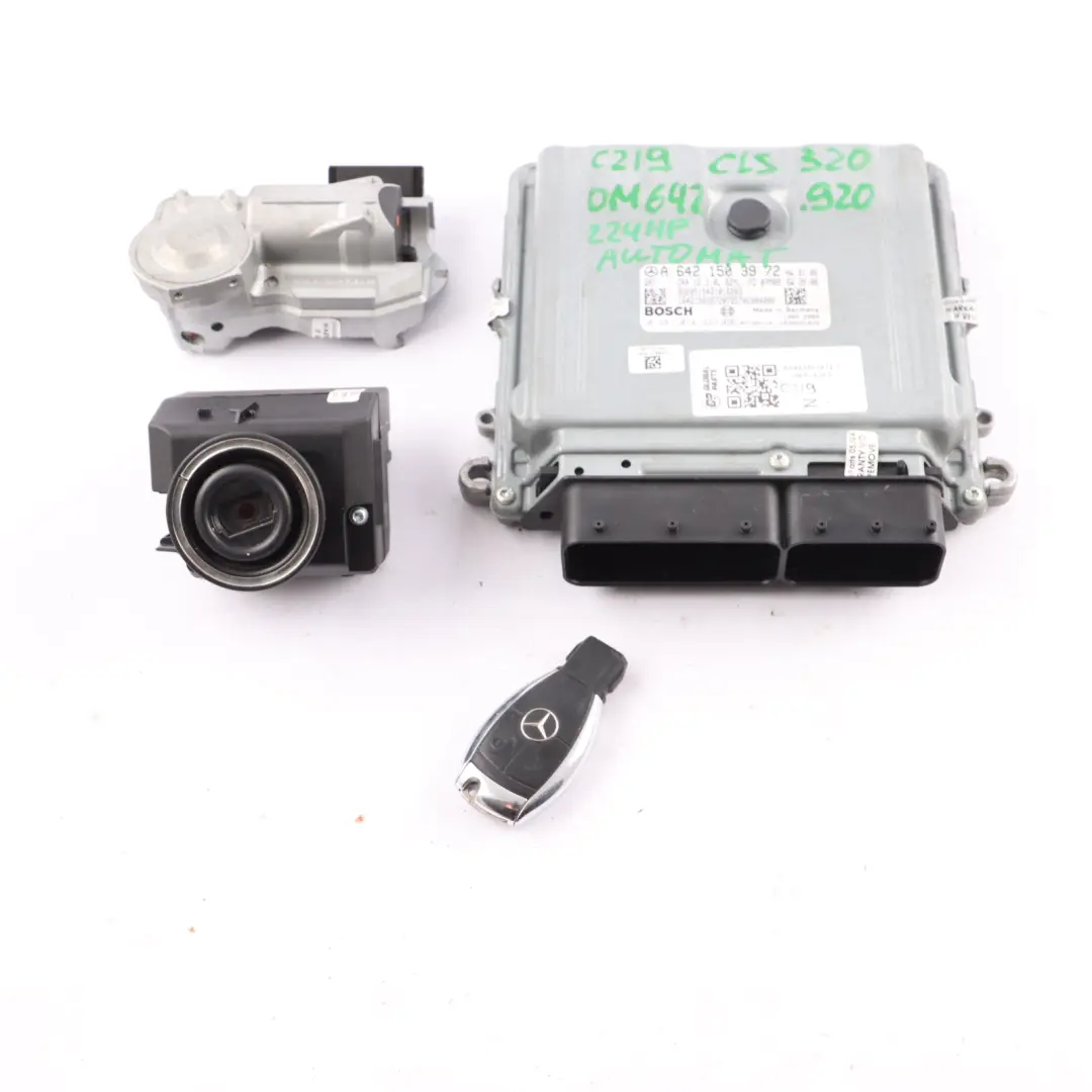 Mercedes C219 CLS 320 642.920 224HP Engine Unit ECU Kit Key Lock - SKU A6421503972-1 - Part number A6421503972