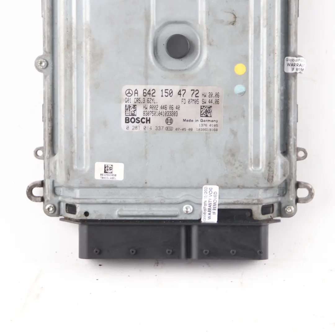 OM642.930 235HP Engine Module Unit ECU Automatic to Mercedes W221 with Part number A6421504772 Mercedes W221 OM642.930 235HP Engine Module Unit ECU Automatic - SKU A6421504772 - Part number A6421504772