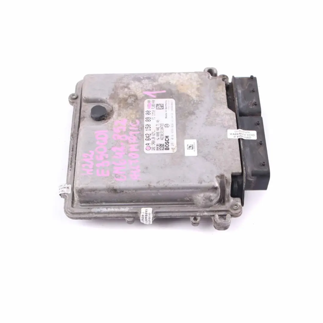 OM642.852 Module l'unité contrôle moteur ECU pour Mercedes W212 E350 CDI à propos du numéro de pièce A6421508900 Mercedes W212 E350 CDI OM642.852 Module l'unité contrôle moteur ECU - SKU A6421508900-1 - Numéro de pièce A6421508900