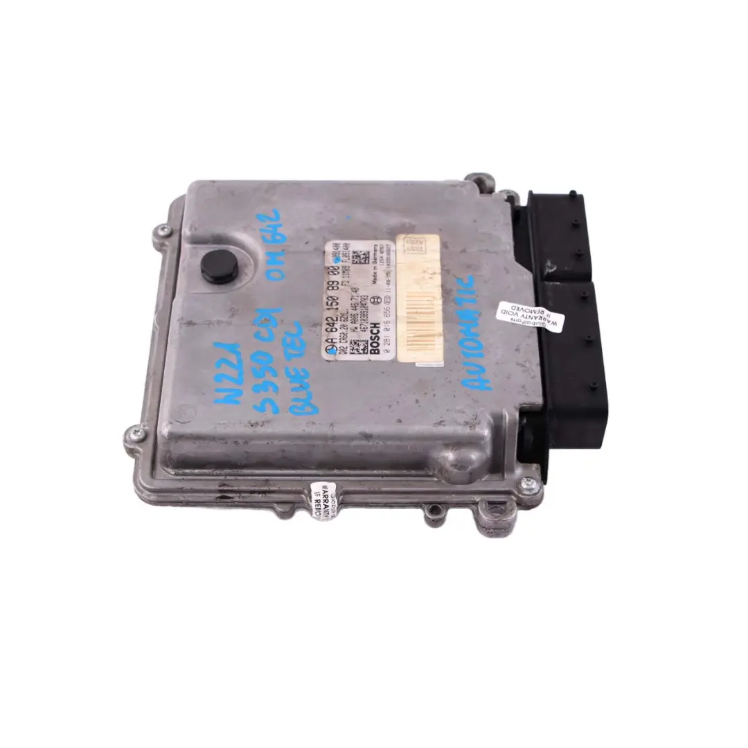 Mercedes-Benz S W221 S350 CDI BlueTec OM642 Engine Control Unit ECU to with Part number A6421508900 Mercedes-Benz S W221 S350 CDI BlueTec OM642 Engine Control Unit ECU - SKU A6421508900 - Part number A6421508900