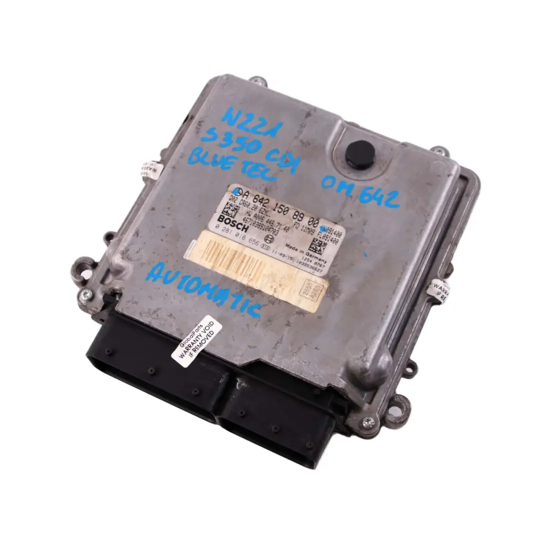  Mercedes-Benz W221 S350 CDI Bluetec OM642 Unité Contrôle Moteur ECU - SKU A6421508900 - Numéro de pièce A6421508900