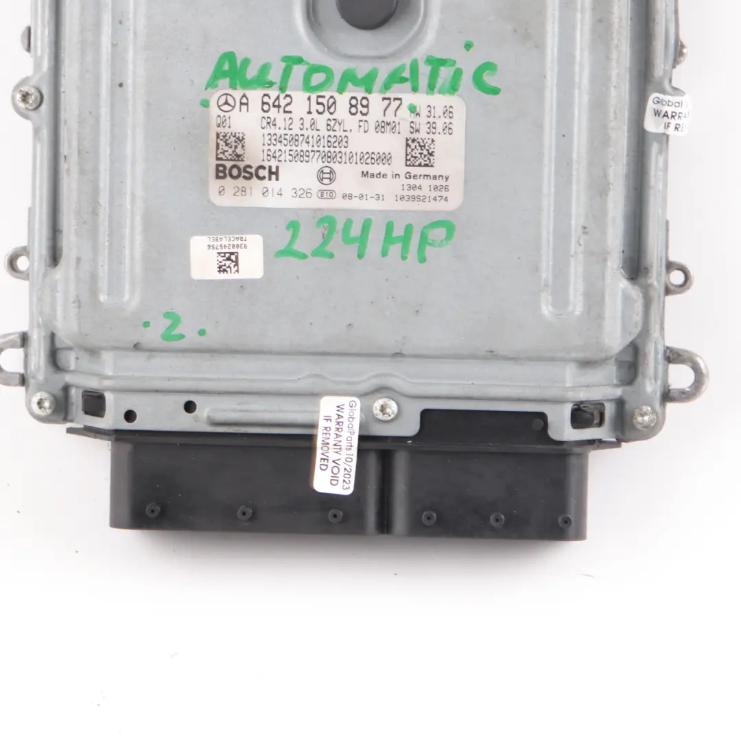 Mercedes W211 E320 CDI OM642.920 224HP Engine Module ECU Automatic - SKU A6421508977 - Part number A6421508977