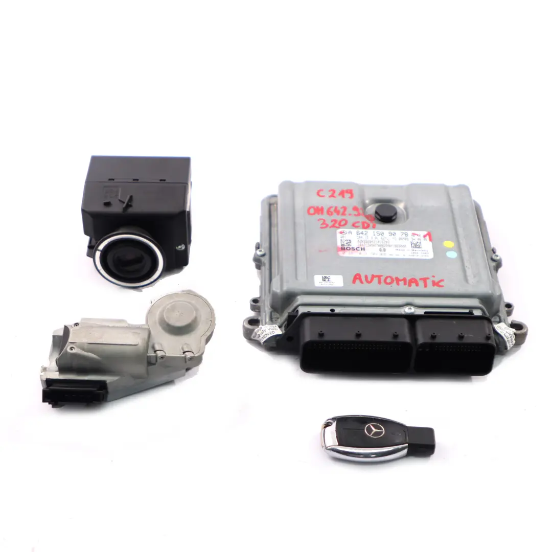CLS320 CDI OM642.920 Módulo Motor ECU Kit Automático para Mercedes C219 con número de pieza A6421509078 Mercedes C219 CLS320 CDI OM642.920 Módulo Motor ECU Kit Automático - SKU A6421509078-1 - Número de pieza A6421509078
