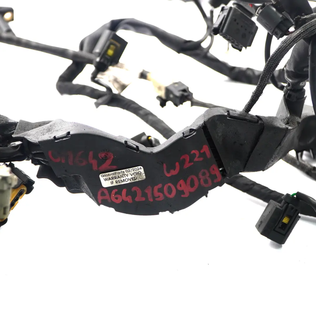 Wiring Harness Mercedes W221 OM642 Engine Wiring harness Loom to with Part number A6421509089 Wiring Harness Mercedes W221 OM642 Engine Wiring harness Loom - SKU A6421509089 - Part number A6421509089
