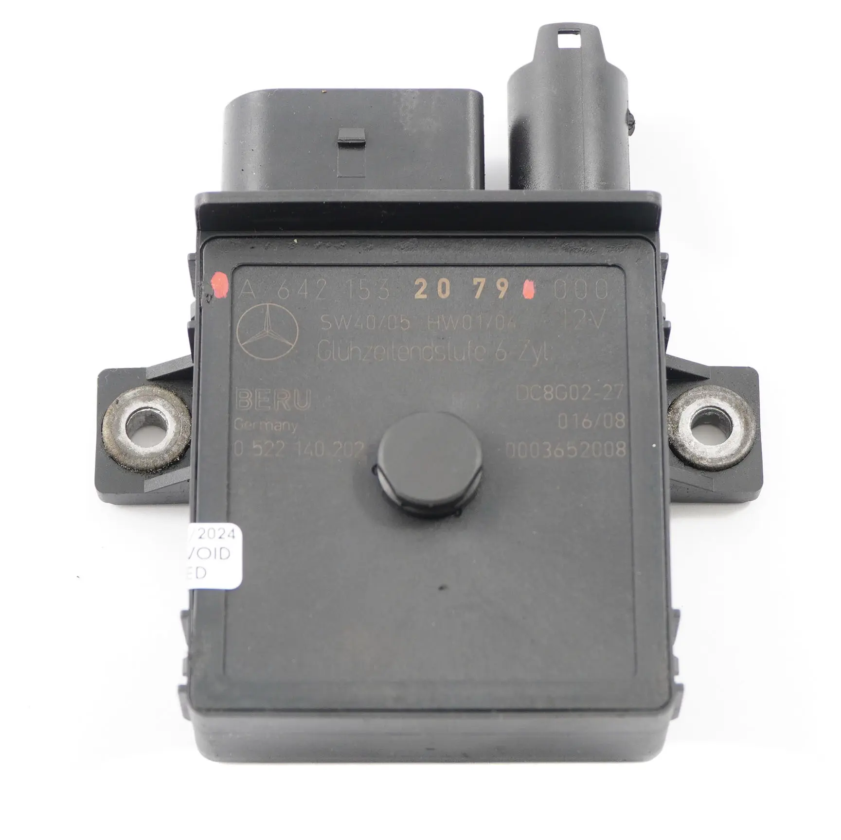 Mercedes W204 W212 OM642 Calentador Diesel Relé Unidad Módulo A6421532079