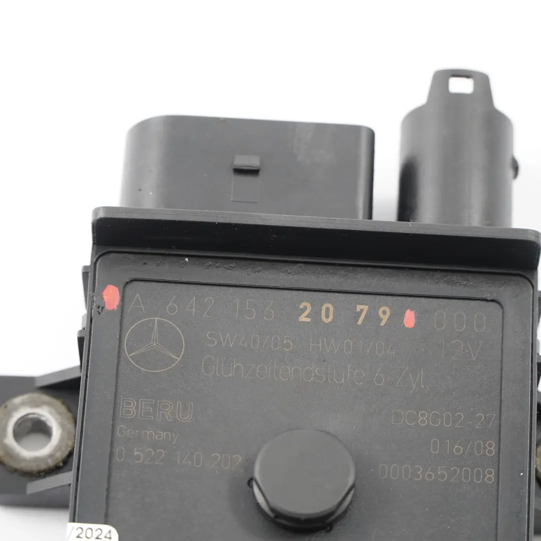 OM642 Glow Plug Diesel Relay Unit Control Module to Mercedes W204 W212 with Part number A6421532079 Mercedes W204 W212 OM642 Glow Plug Diesel Relay Unit Control Module - SKU A6421532079 - Part number A6421532079