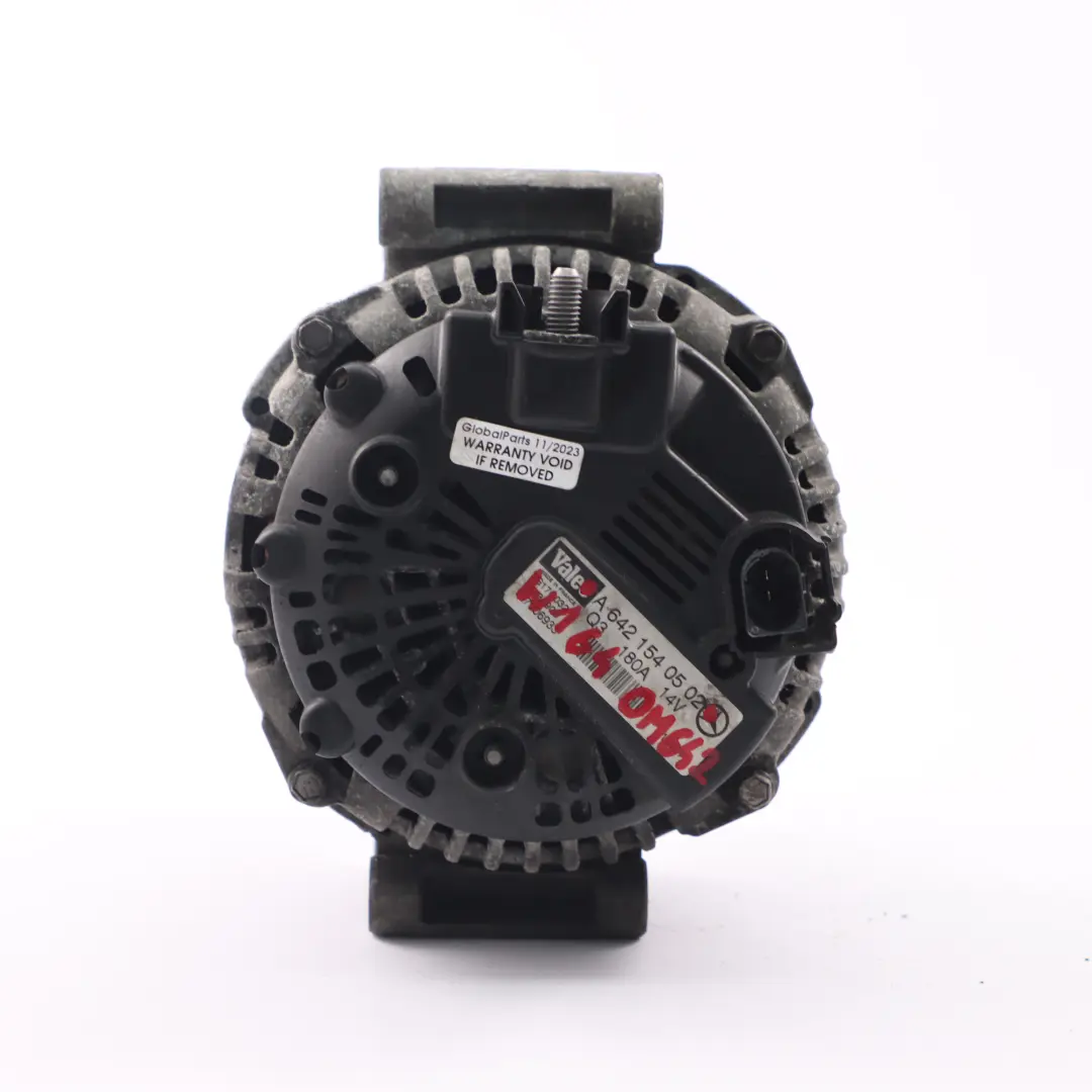 Alternador Generador OM642 180A Diesel para Mercedes W164 con número de pieza A6421540502 Mercedes W164 Alternador Generador OM642 180A Diesel - SKU A6421540502 - Número de pieza A6421540502