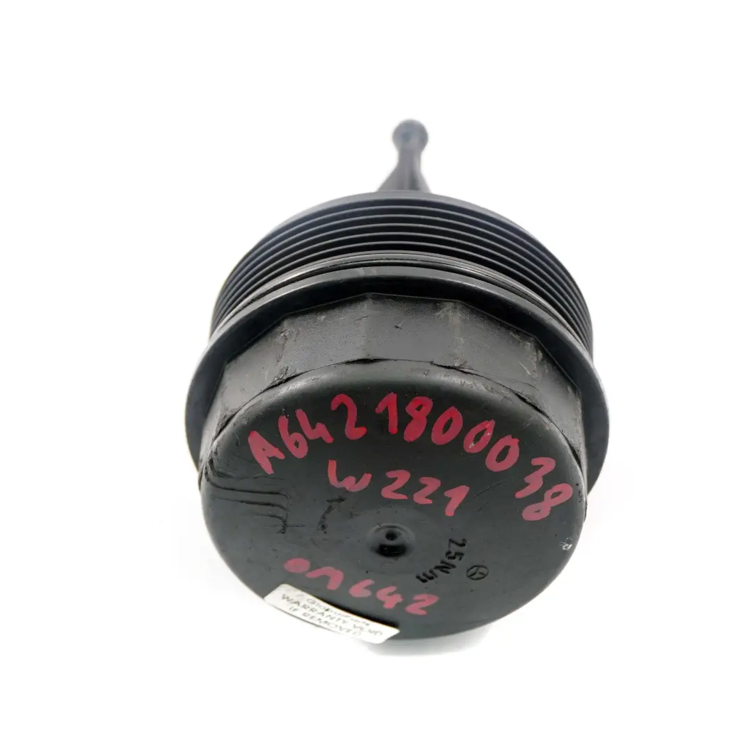 Oil Filter Housing Mercedes W221 Diesel Engine Cover Cap OM642 - SKU A6421800038 - Part number A6421800038