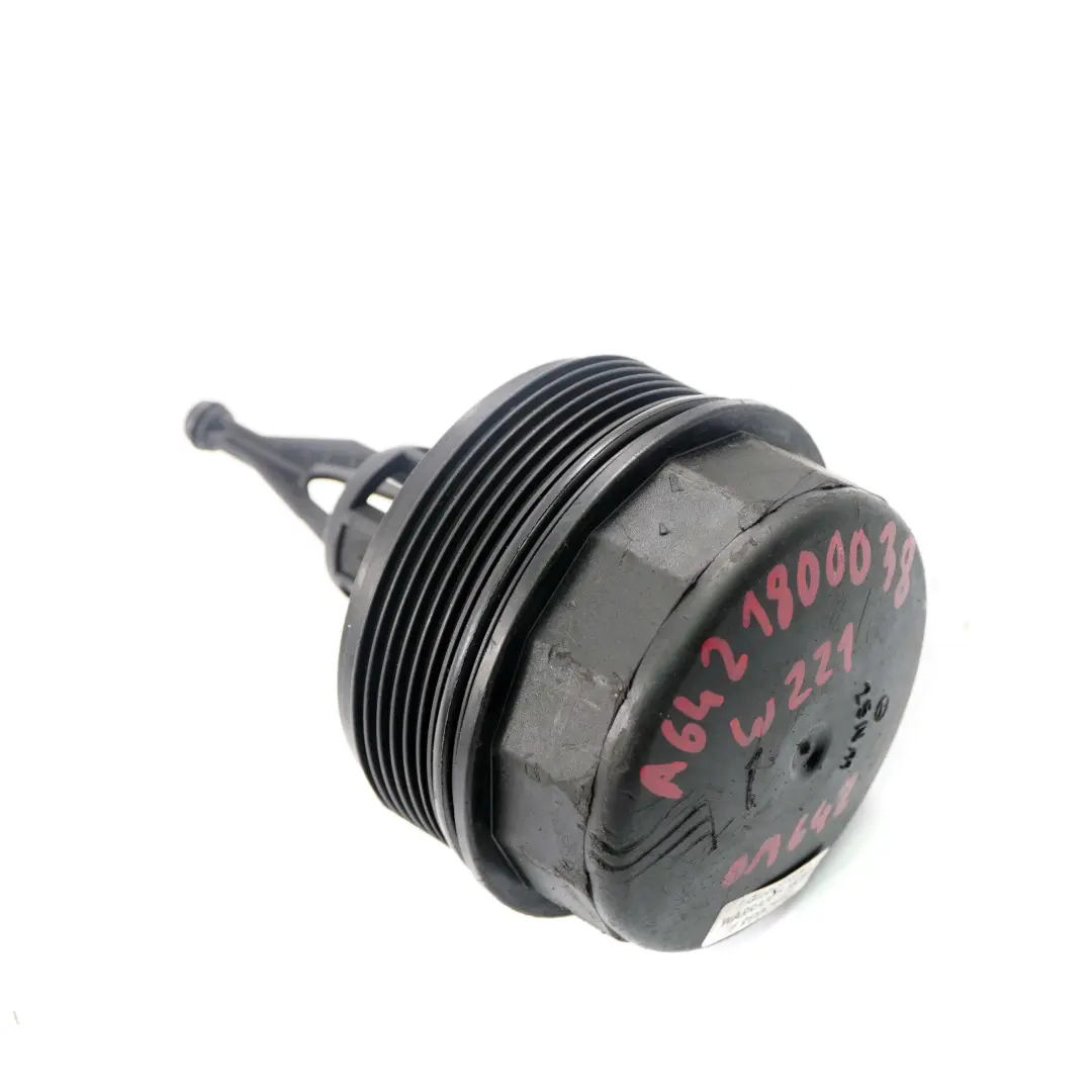 Carcasa Filtro Aceite Mercedes W221 Diesel Tapa del Motor OM642 para con número de pieza A6421800038 Carcasa Filtro Aceite Mercedes W221 Diesel Tapa del Motor OM642 - SKU A6421800038 - Número de pieza A6421800038