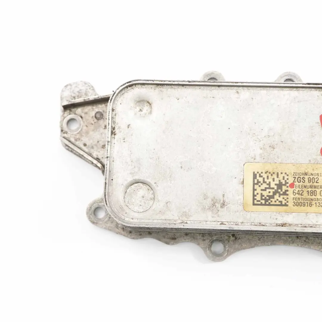  Echangeur Mercedes W204 W212 OM642 Refroidisseur d'huile diesel - SKU A6421800165 - Numéro de pièce A6421800165