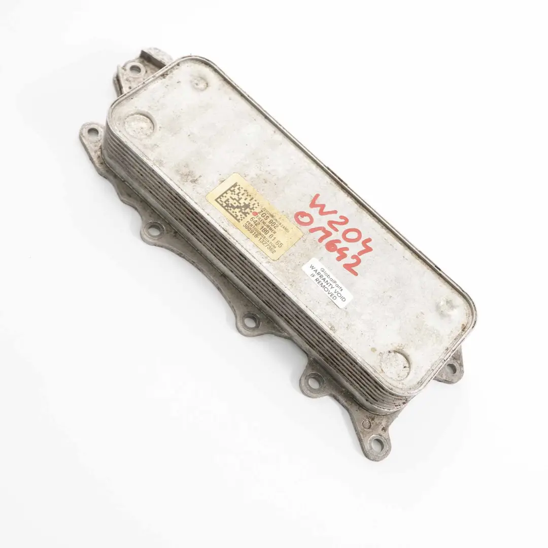Mercedes W204 W212 Heat Exchanger Oil Cooler OM642 Diesel - SKU A6421800165 - Part number A6421800165