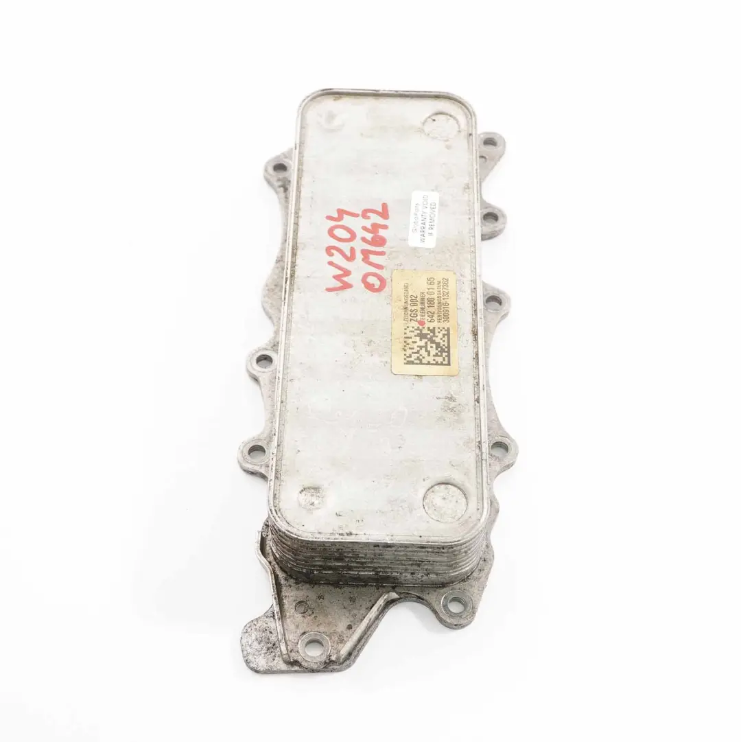  Echangeur Mercedes W204 W212 OM642 Refroidisseur d'huile diesel - SKU A6421800165 - Numéro de pièce A6421800165