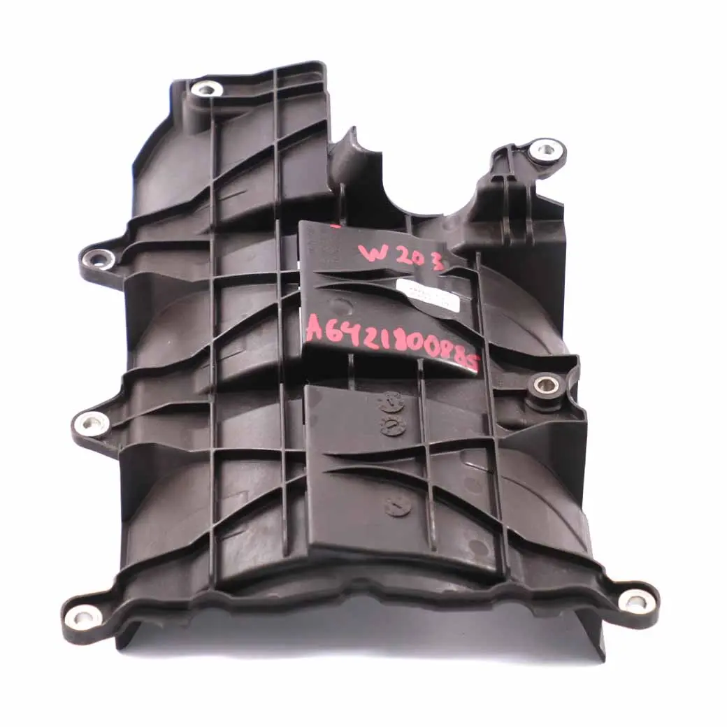 Abdeckplatte Mercedes W204 OM642 Ölwannenschmiersystem für mit Teilenummer A6421800885 Abdeckplatte Mercedes W204 OM642 Ölwannenschmiersystem - SKU A6421800885 - Teilenummer A6421800885