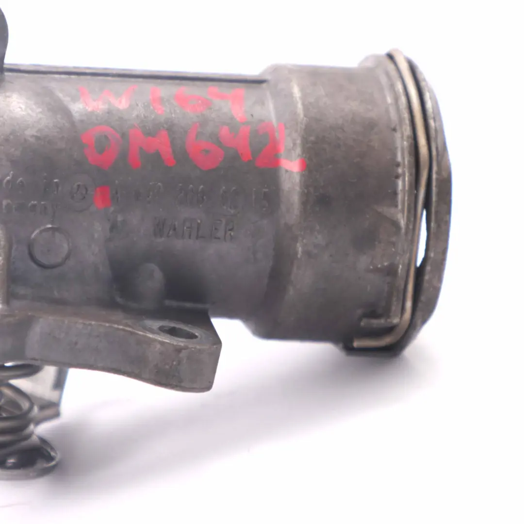 OM642 Diesel Thermostat Coolant Housing Cooling Unit to Mercedes W164 with Part number A6422000215 Mercedes W164 OM642 Diesel Thermostat Coolant Housing Cooling Unit - SKU A6422000215-1 - Part number A6422000215