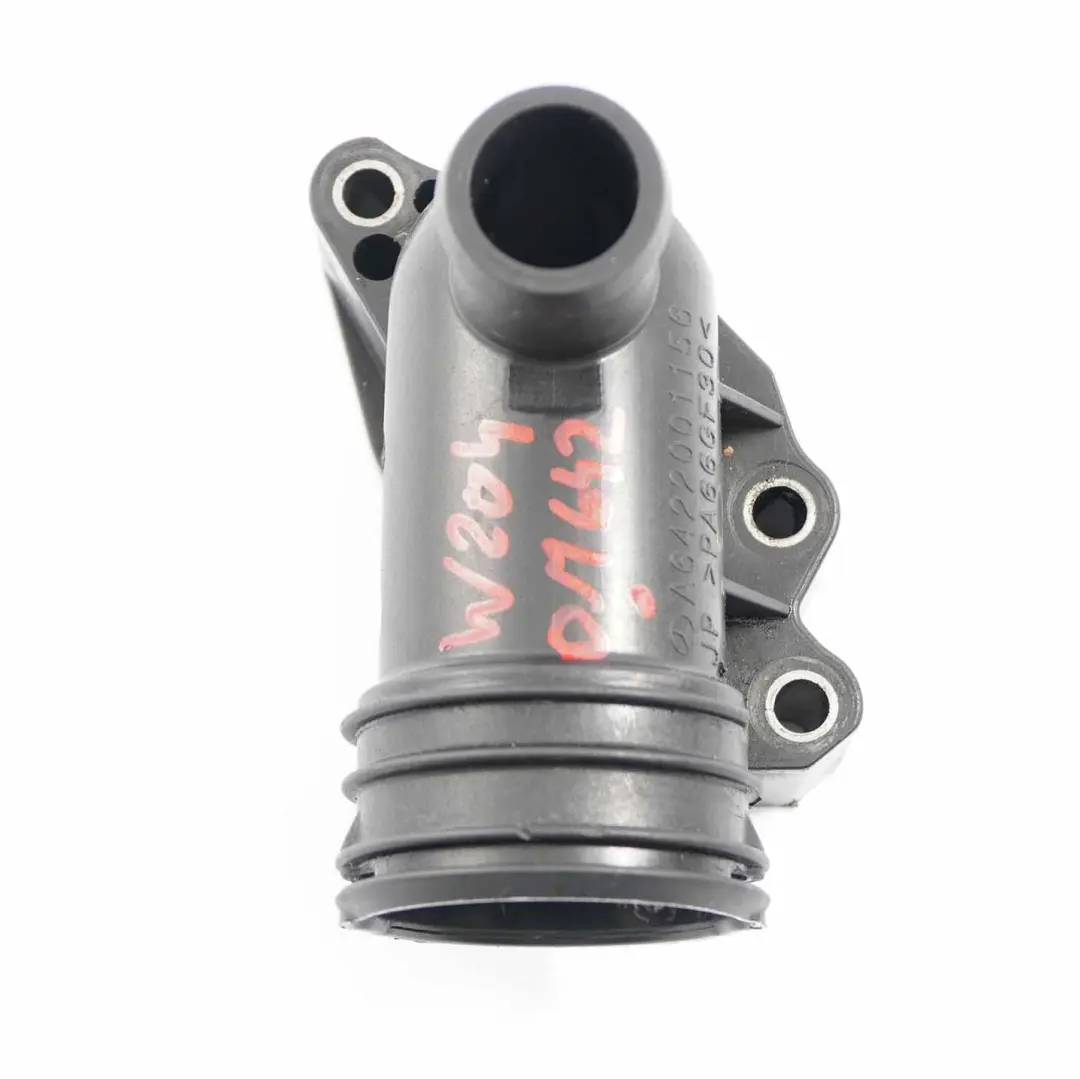  Mercedes-Benz W164 W204 W212 OM642 Thermostatgehäuse Kühlwasser Rohr A64220000 - SKU A6422001156 - Teilenummer A6422001156
