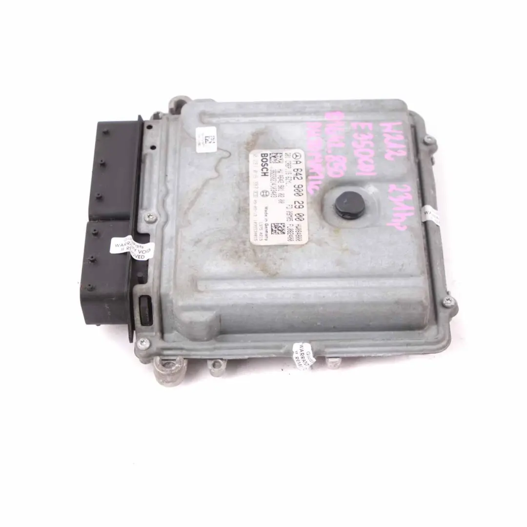 OM642.850 Module l'unité contrôle moteur ECU pour Mercedes W212 E350 CDI à propos du numéro de pièce A6429002900 Mercedes W212 E350 CDI OM642.850 Module l'unité contrôle moteur ECU - SKU A6429002900 - Numéro de pièce A6429002900
