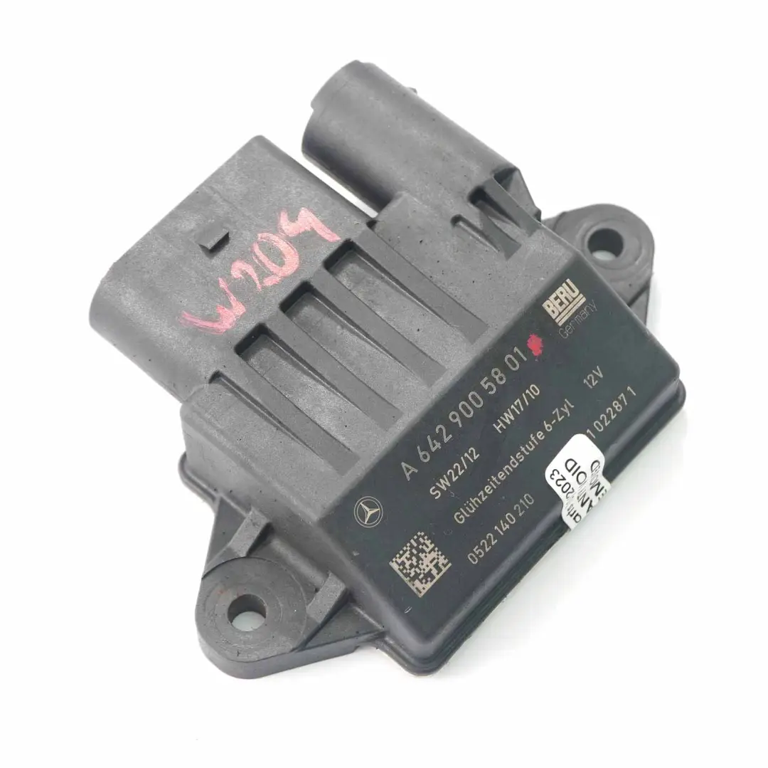 Mercedes W204 OM642 Candeletta Diesel Modulo controllo unità relè - SKU A6429005801 - Numero di parte A6429005801