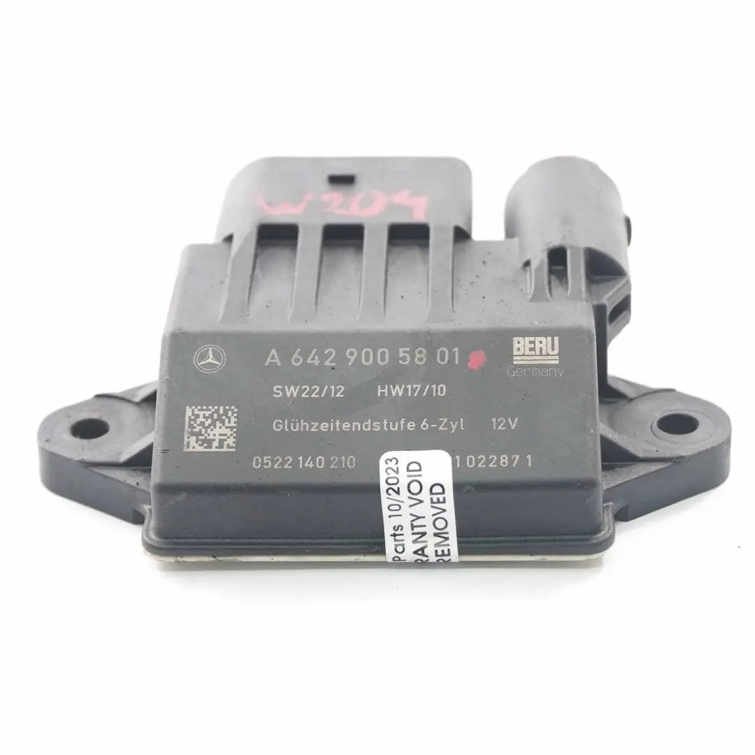 Mercedes W204 OM642 Candeletta Diesel Modulo controllo unità relè - SKU A6429005801 - Numero di parte A6429005801