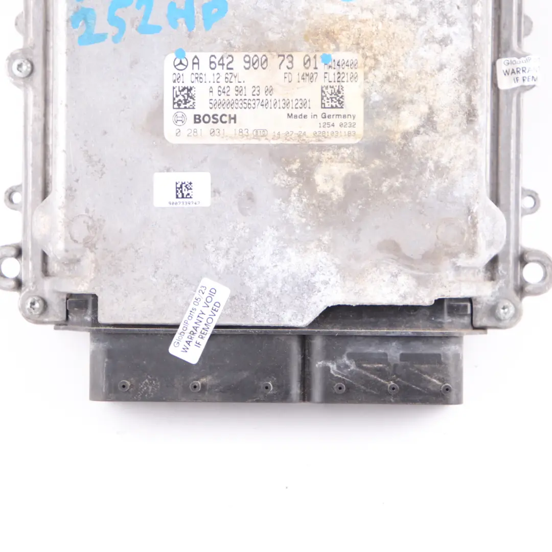 W218 CLS350CDI BlueTec OM642.852 Diesel 252HP ECU Automatic to Mercedes with Part number A6429007301 Mercedes W218 CLS350CDI BlueTec OM642.852 Diesel 252HP ECU Automatic - SKU A6429007301-1 - Part number A6429007301