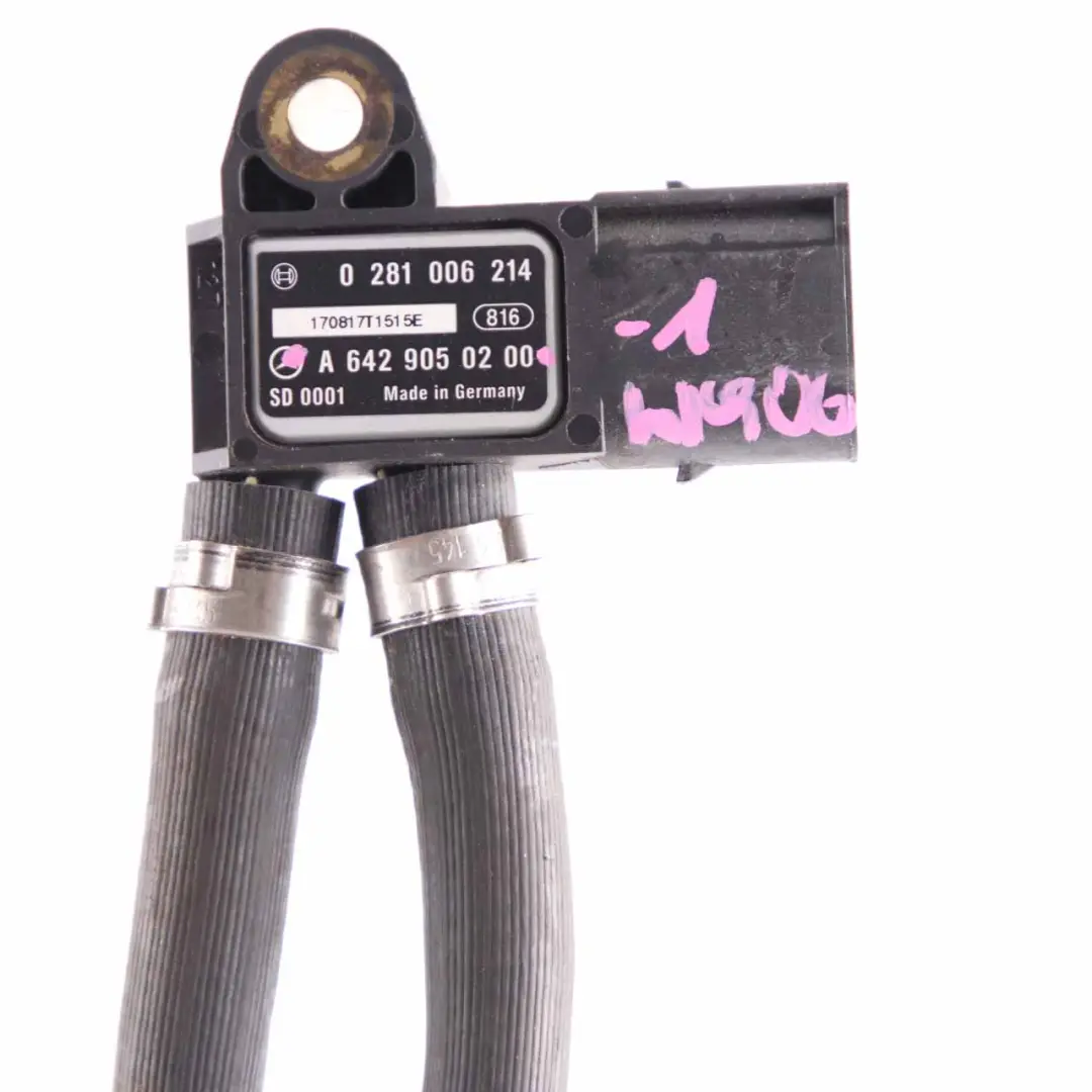 Mercedes W212 W218 W906 OM651 Sensor de presión de escape diesel DPF - SKU A6429050200-1 - Número de pieza A6429050200