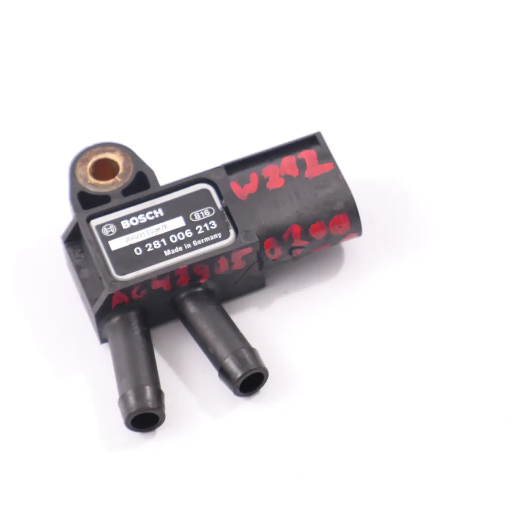 W218 W906 OM651 Diesel Exhaust Pressure Sensor DPF to Mercedes W212 with Part number A6429050200 Mercedes W212 W218 W906 OM651 Diesel Exhaust Pressure Sensor DPF - SKU A6429050200 - Part number A6429050200