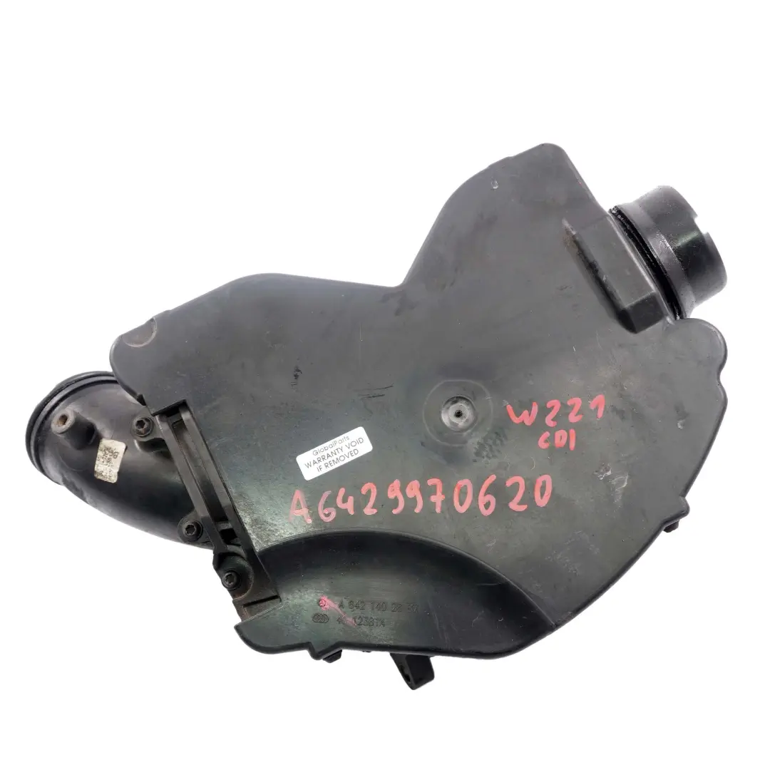 Mercedes W166 Air Intake Intercooler Muffler W221 OM642 Noise Damper Silencer - SKU A6429970620 - Part number A6429970620
