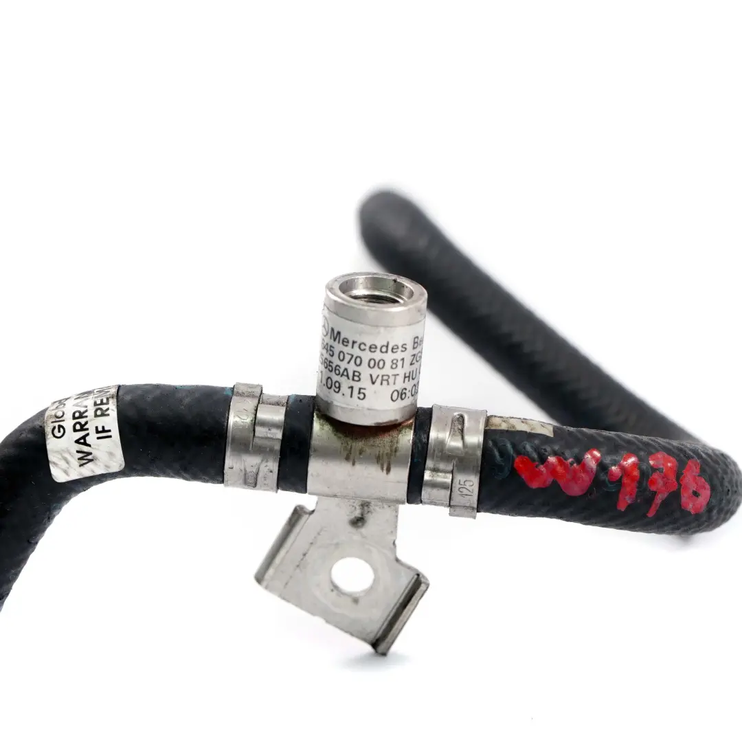 Mercedes W176 W246 Diesel OM607 Tubo de Combustible Manguera Sensor de Presión - SKU A6450700081 - Número de pieza A6450700081