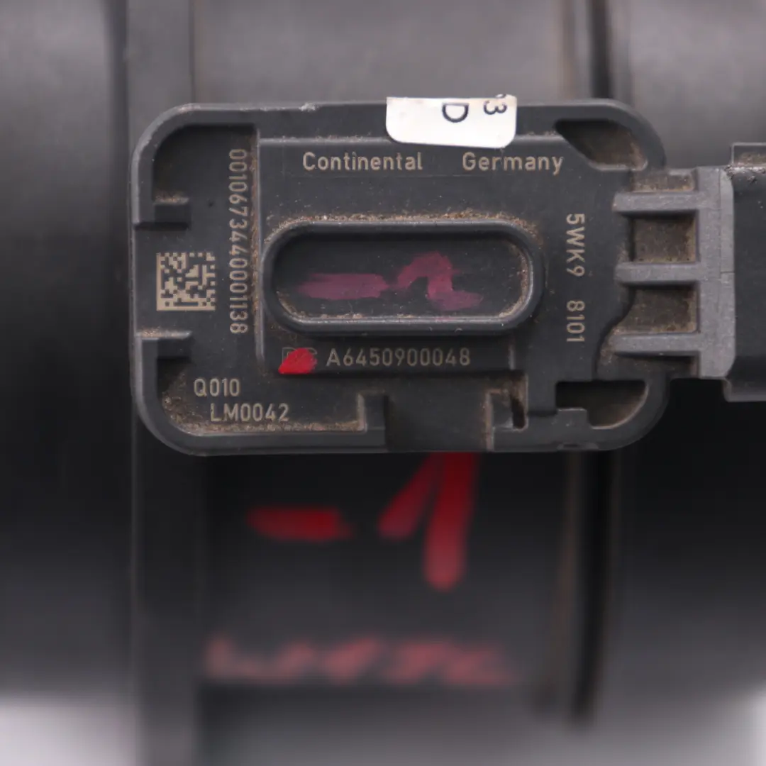 Luftmassenmesser Sensor für Mercedes W176 W205 W212 W246 mit Teilenummer A6450900048 Mercedes W176 W205 W212 W246 Luftmassenmesser Sensor - SKU A6450900048-1 - Teilenummer A6450900048