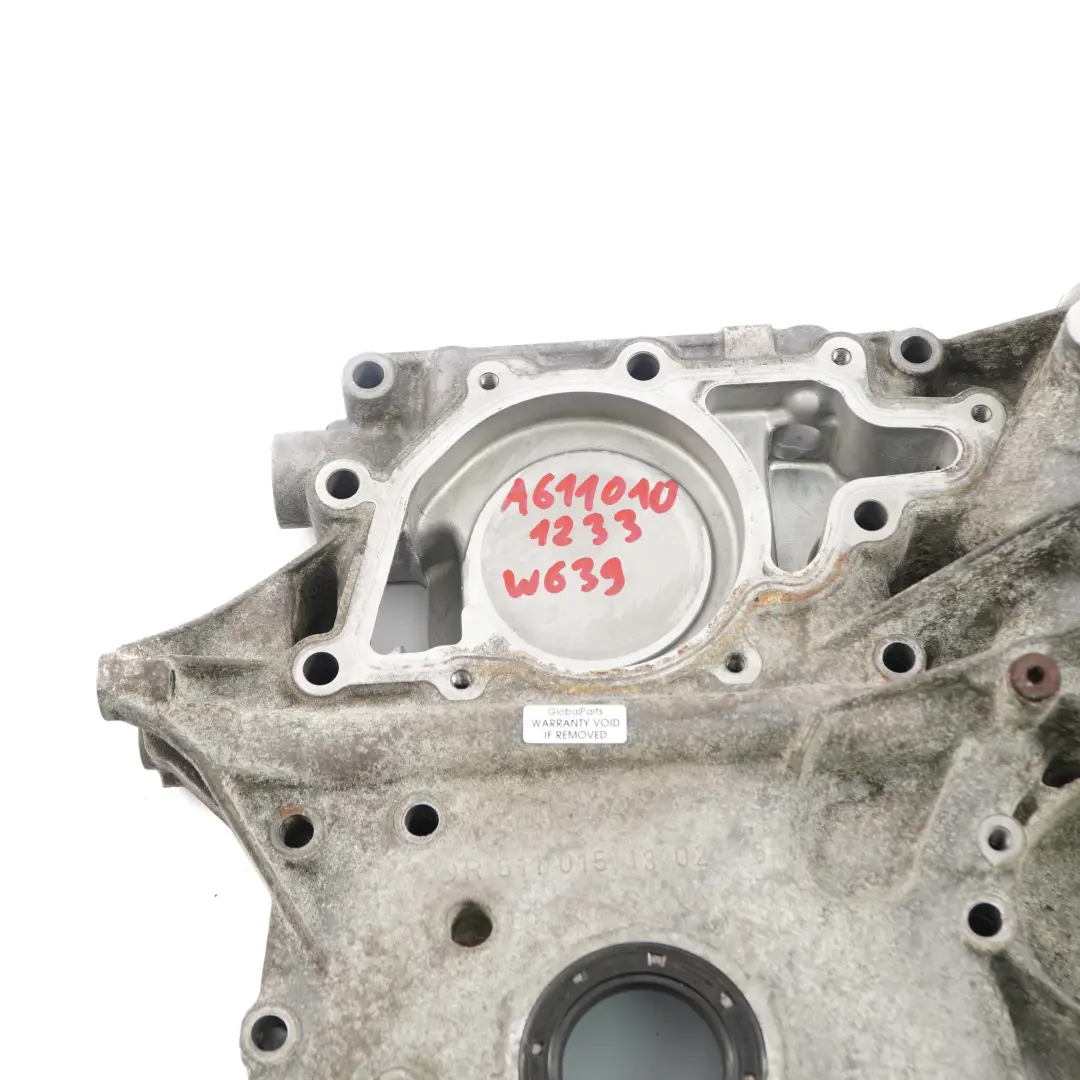 OM646 Diesel Engine Timing Case Cover to Mercedes Vito W639 with Part number A6460101233 Mercedes Vito W639 OM646 Diesel Engine Timing Case Cover - SKU A6460101233 - Part number A6460101233