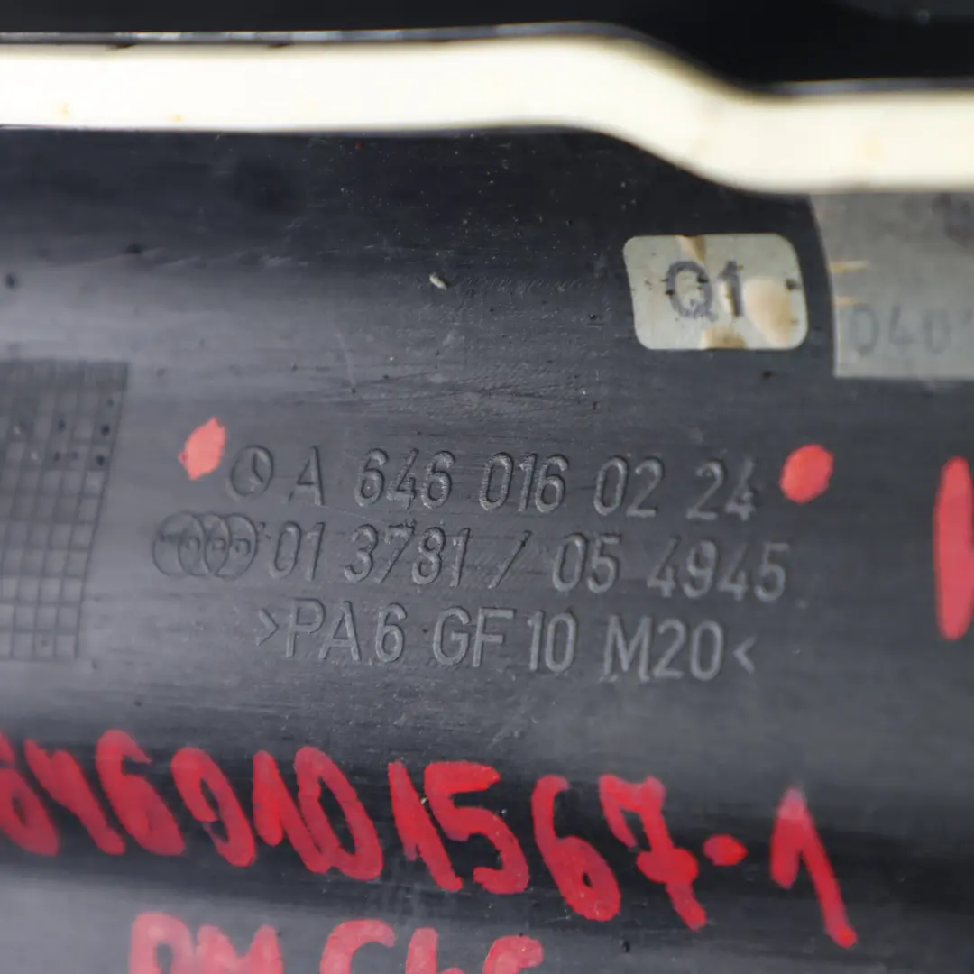 Mercedes W639 Carcasa Panelling OM646 Diesel Tapa culata motor A6460160224 - SKU A6460101567-1 - Número de pieza A6460101567