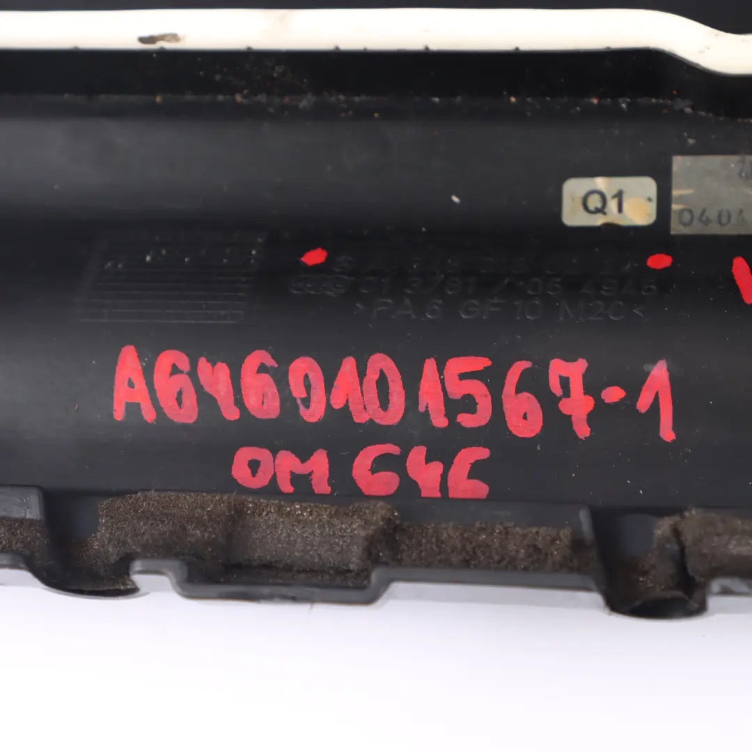 Mercedes W639 OM646 Diesel Motor Abdeckung Deckel Panel A6460160224 - SKU A6460101567-1 - Teilenummer A6460101567