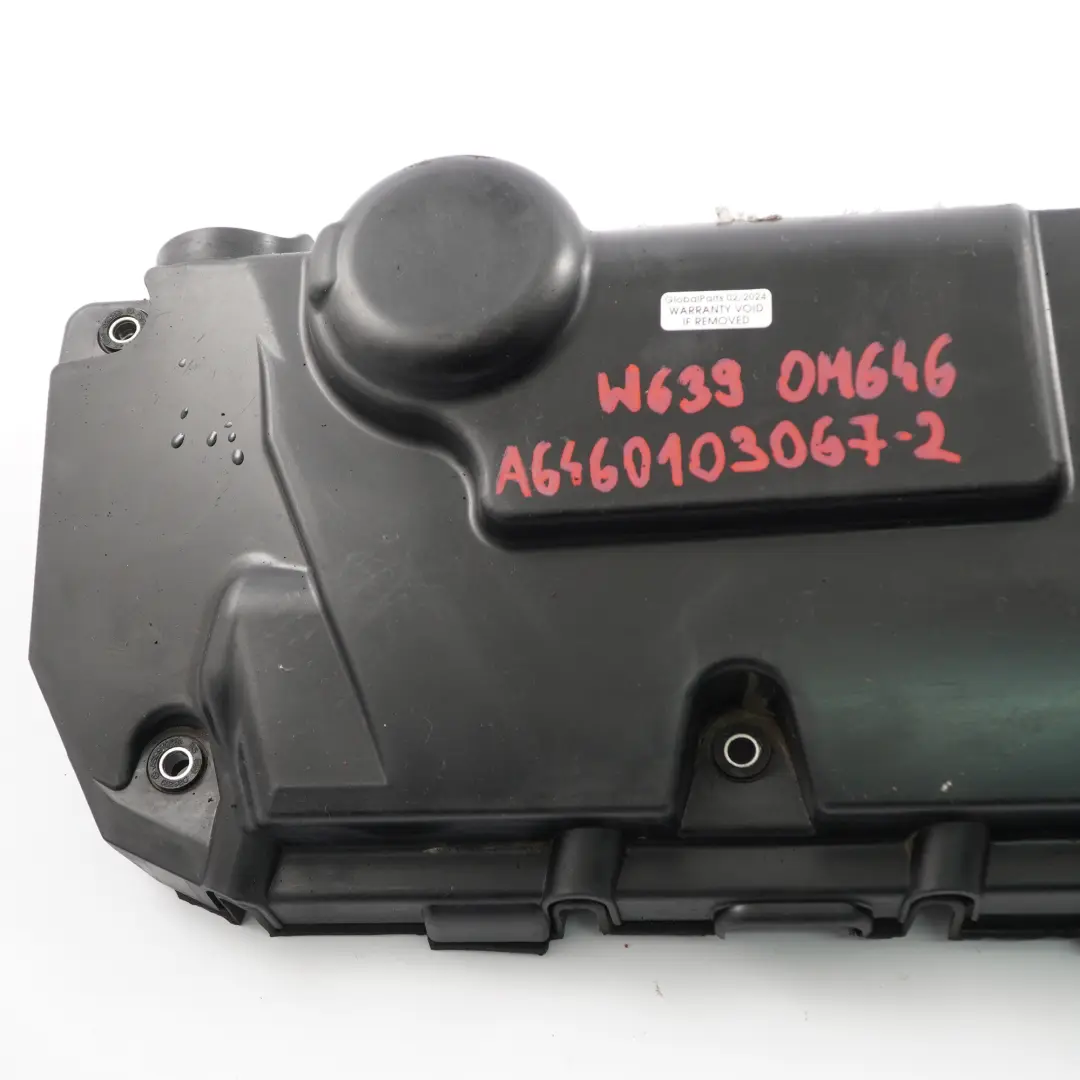 Mercedes W639 W906 OM646 Coperchio Motore Diesel Pannello Acustico - SKU A6460103067-2 - Numero di parte A6460103067