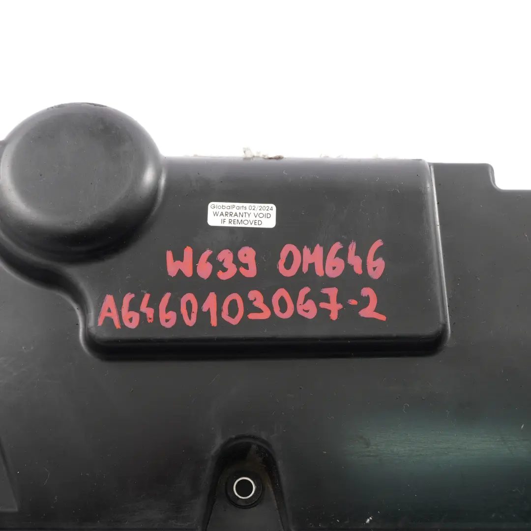 Mercedes W639 W906 OM646 Coperchio Motore Diesel Pannello Acustico - SKU A6460103067-2 - Numero di parte A6460103067