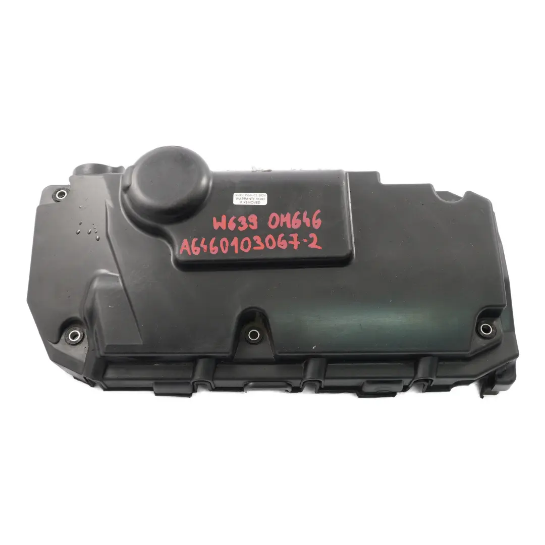 OM646 Diesel Acoustic Panel to Engine Cover Mercedes W639 W906 with Part number A6460103067 Engine Cover Mercedes W639 W906 OM646 Diesel Acoustic Panel - SKU A6460103067 - Part number A6460103067