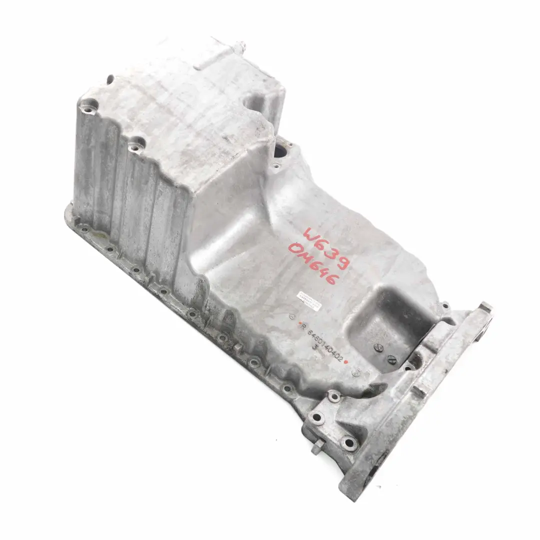 OM646 Diesel Engine Oil Sump Pan to Mercedes W639 with Part number A6460140402 Mercedes W639 OM646 Diesel Engine Oil Sump Pan - SKU A6460140402 - Part number A6460140402