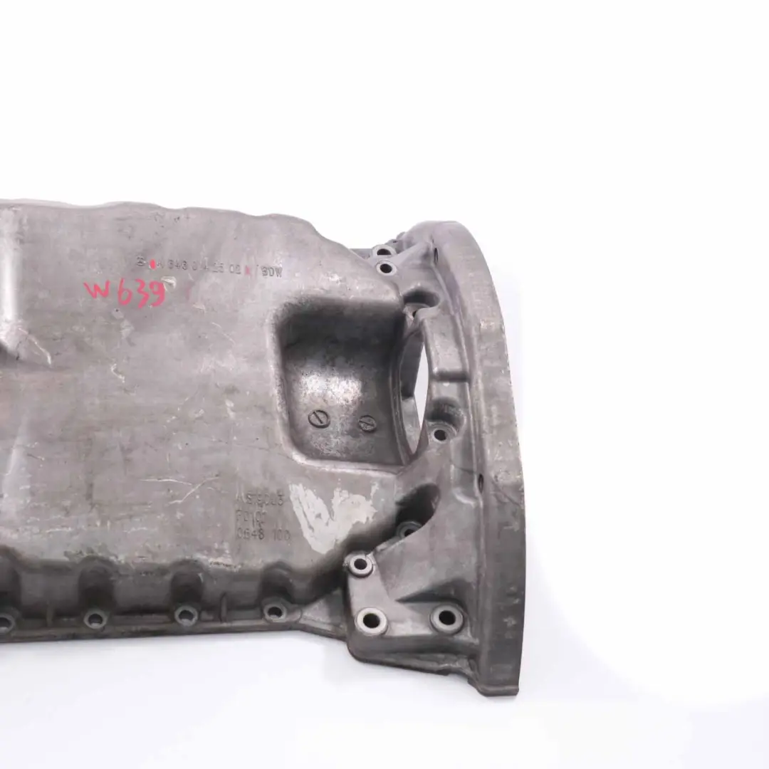 Mercedes W639 OM646 Diesel Engine Oil Sump Pan - SKU A6460142502 - Part number A6460142502