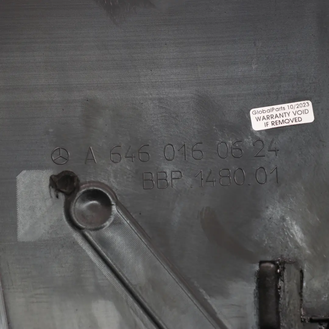 Engine Cover Mercedes W203 2.2 CDI OM646 Motor Acoustic Insulation - SKU A6460160624 - Part number A6460160624