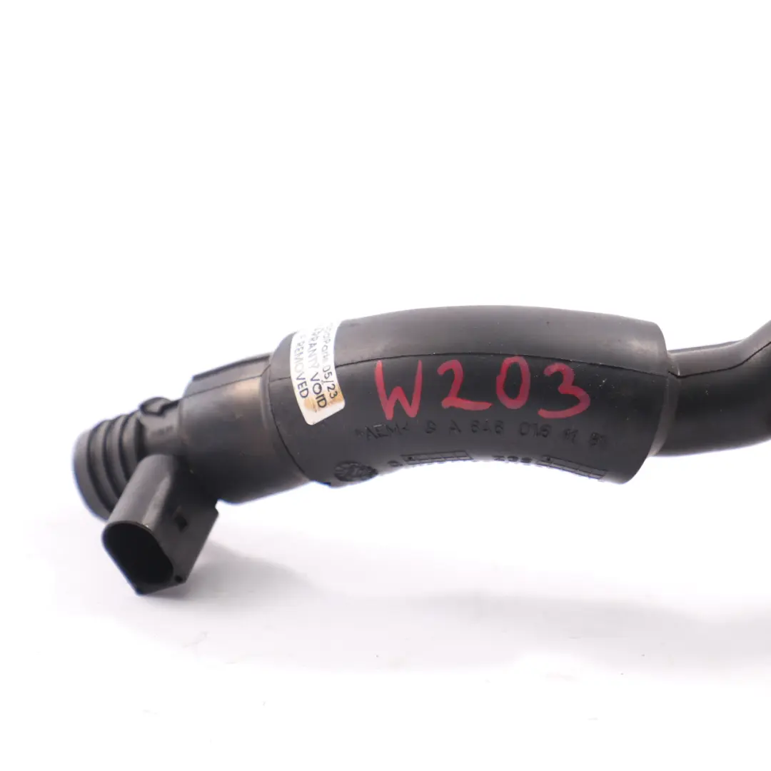 Pipe Mercedes W203 OM646 Diesel Air Intake Pipe to Intercooler with Part number A6460161181 Intercooler Pipe Mercedes W203 OM646 Diesel Air Intake Pipe - SKU A6460161181 - Part number A6460161181