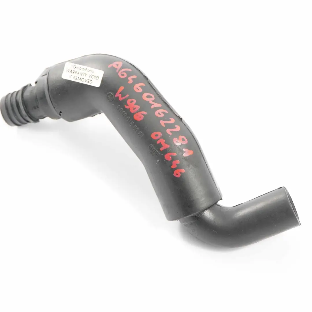 OM646 Respiradero de Culata Tubo Ventilación para Mercedes Sprinter W906 con número de pieza A6460162281 Mercedes Sprinter W906 OM646 Respiradero de Culata Tubo Ventilación - SKU A6460162281 - Número de pieza A6460162281