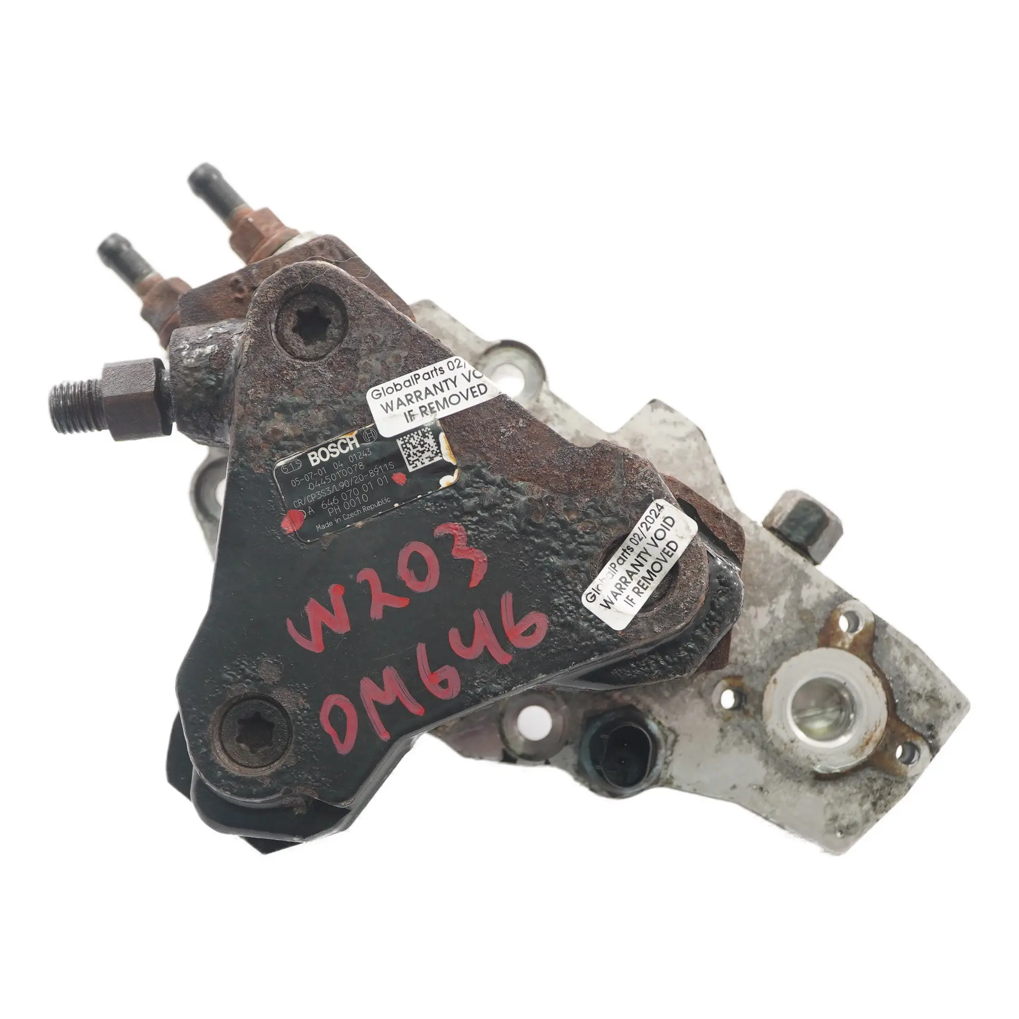 Pompa carburante Mercedes W203 W211 W906 OM646 Pompa alta pressione A6460700101